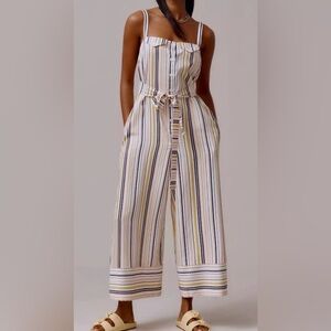 Maeve Easy Sleeveless Shirting Jumpsuit